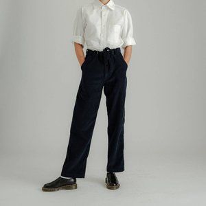 IJJI CO NAVY XS Unisex Corduroy Trouser